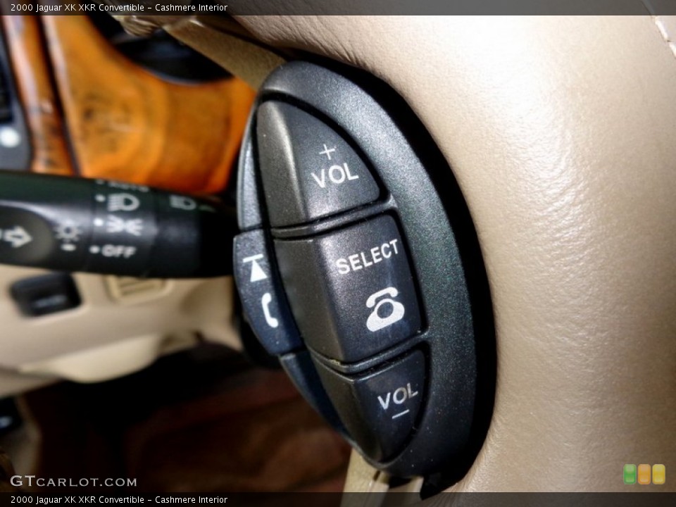 Cashmere Interior Controls for the 2000 Jaguar XK XKR Convertible #88811399
