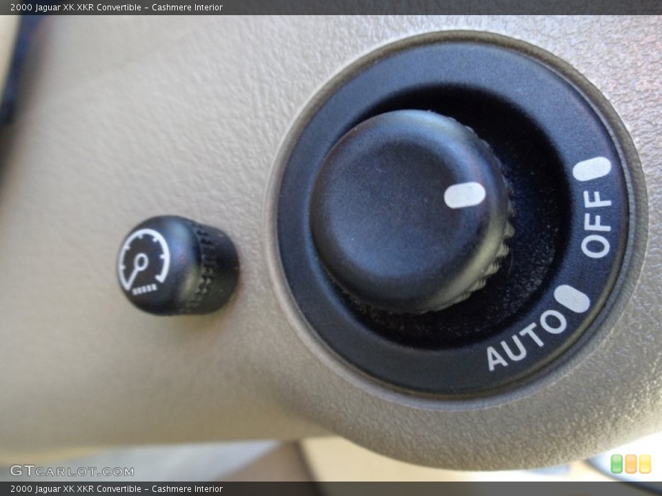 Cashmere Interior Controls for the 2000 Jaguar XK XKR Convertible #88811534