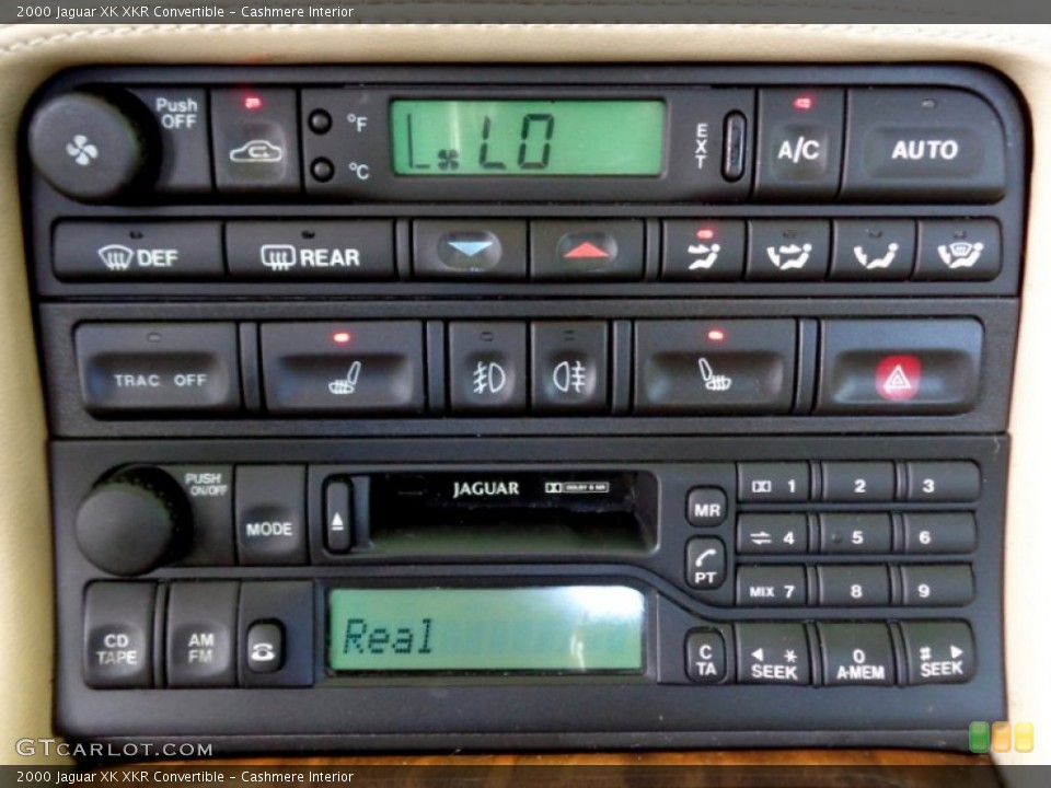 Cashmere Interior Controls for the 2000 Jaguar XK XKR Convertible #88811738