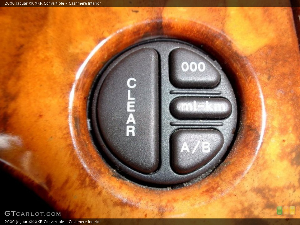 Cashmere Interior Controls for the 2000 Jaguar XK XKR Convertible #88811762