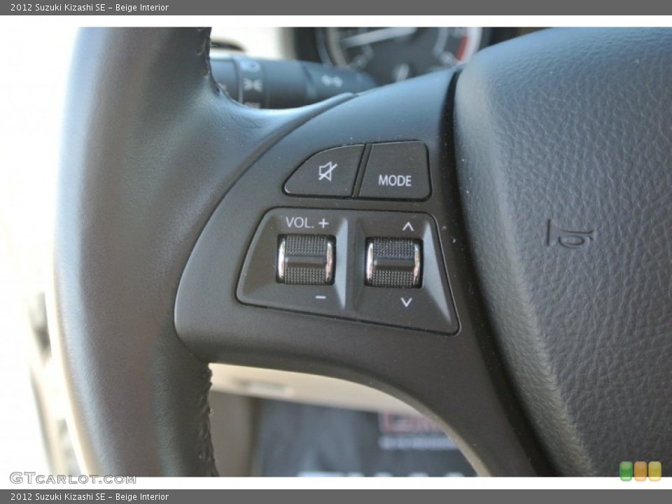 Beige Interior Controls for the 2012 Suzuki Kizashi SE #88813310