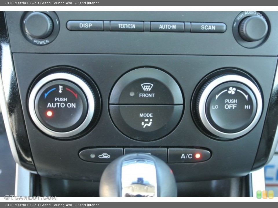 Sand Interior Controls for the 2010 Mazda CX-7 s Grand Touring AWD #88814234