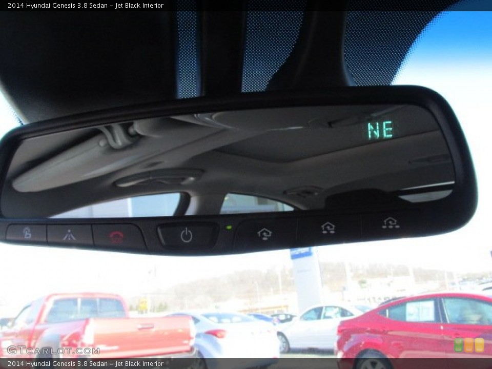 Jet Black Interior Controls for the 2014 Hyundai Genesis 3.8 Sedan #88816592