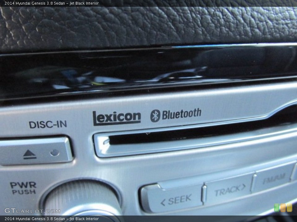 Jet Black Interior Audio System for the 2014 Hyundai Genesis 3.8 Sedan #88816610