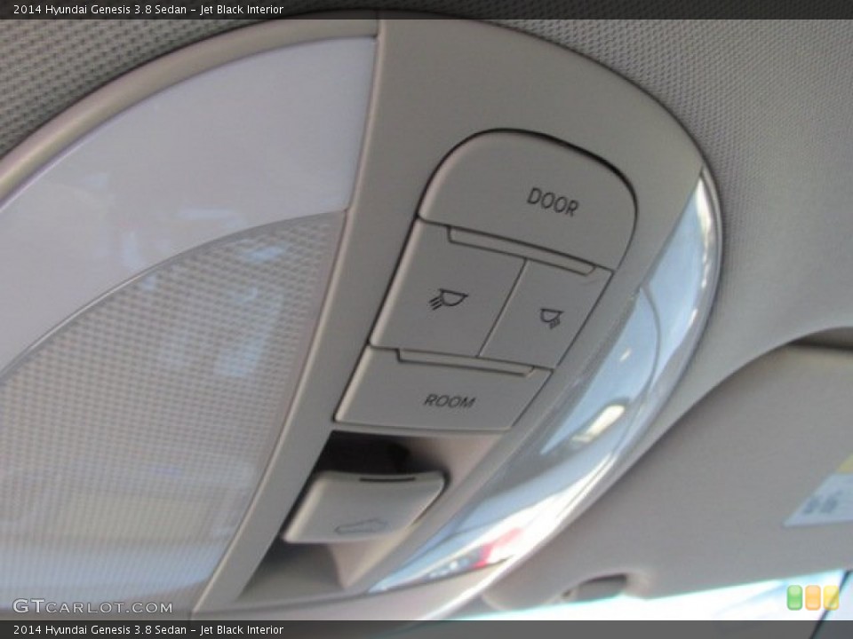 Jet Black Interior Controls for the 2014 Hyundai Genesis 3.8 Sedan #88816628