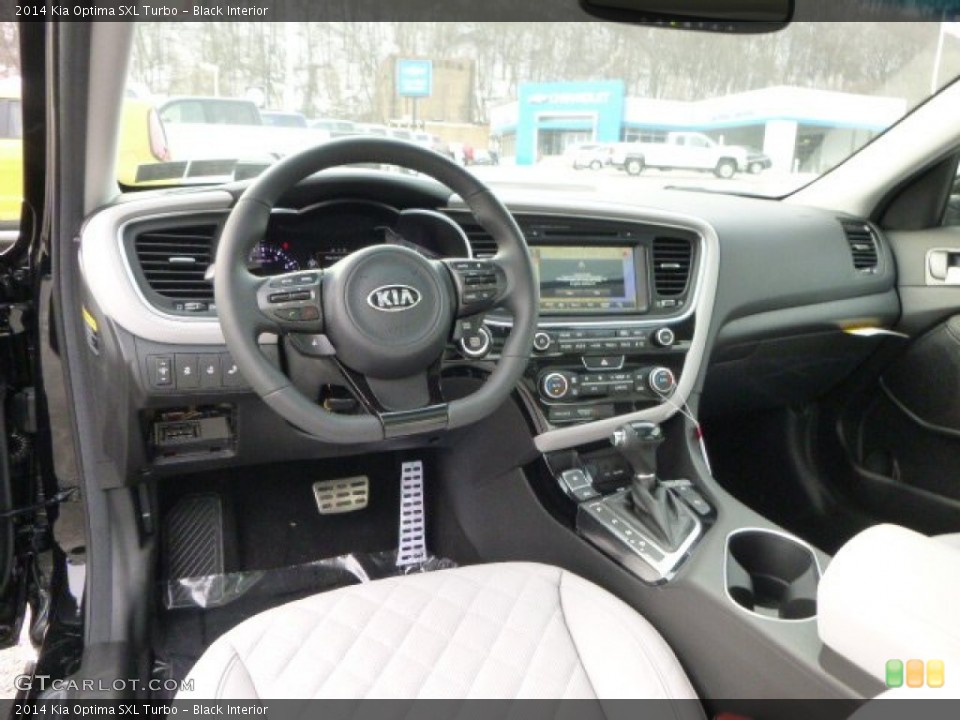 Black Interior Prime Interior for the 2014 Kia Optima SXL Turbo #88821955