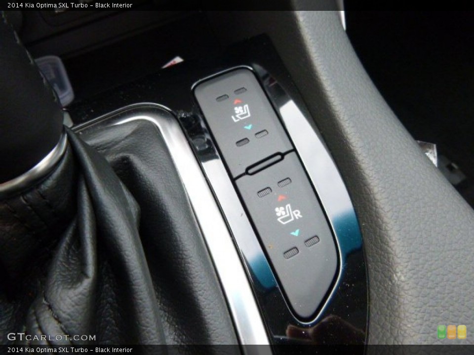 Black Interior Controls for the 2014 Kia Optima SXL Turbo #88822087