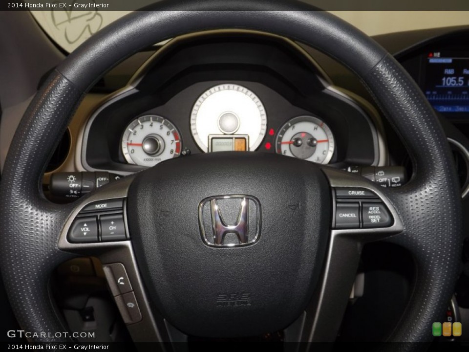 Gray Interior Steering Wheel for the 2014 Honda Pilot EX #88823332