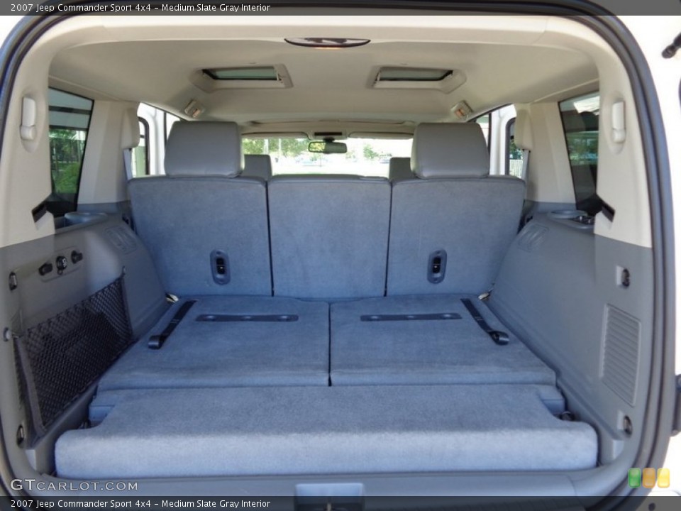 Medium Slate Gray Interior Trunk for the 2007 Jeep Commander Sport 4x4 #88824139