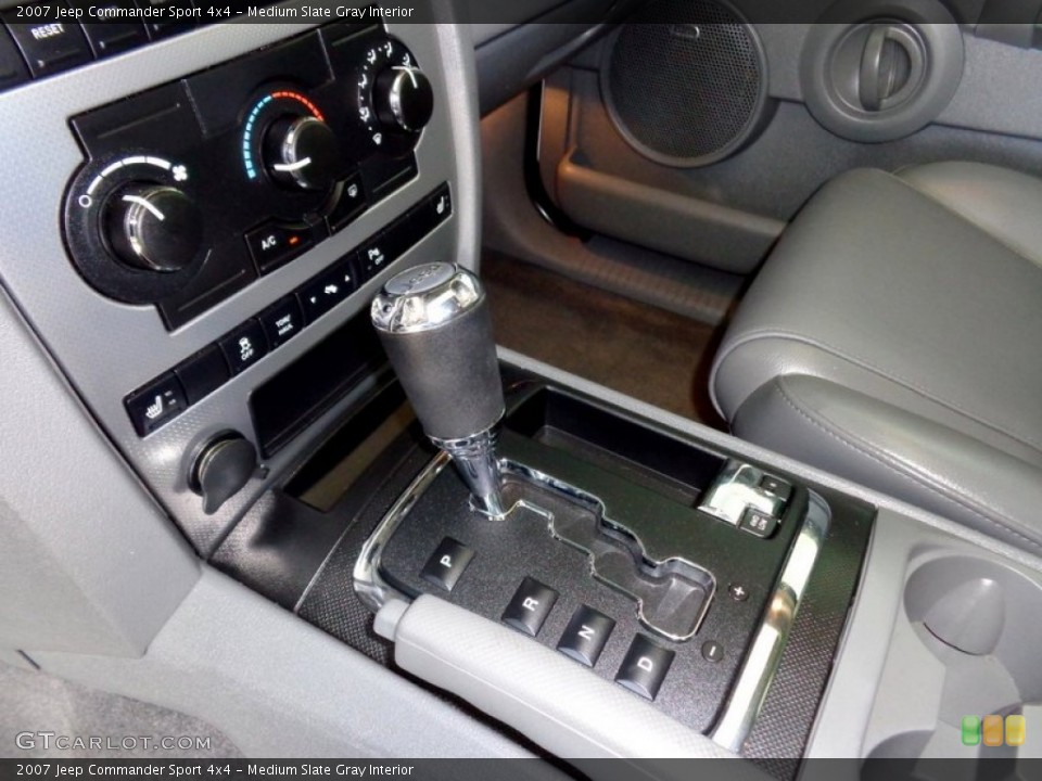 Medium Slate Gray Interior Transmission for the 2007 Jeep Commander Sport 4x4 #88825105