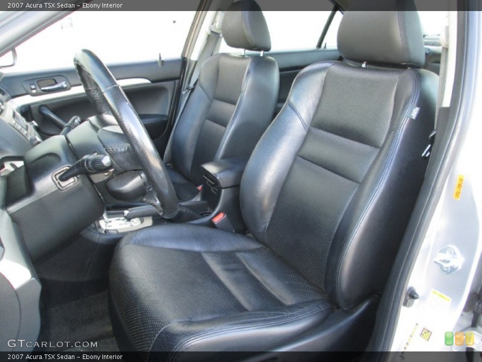 Ebony Interior Photo for the 2007 Acura TSX Sedan #88825582