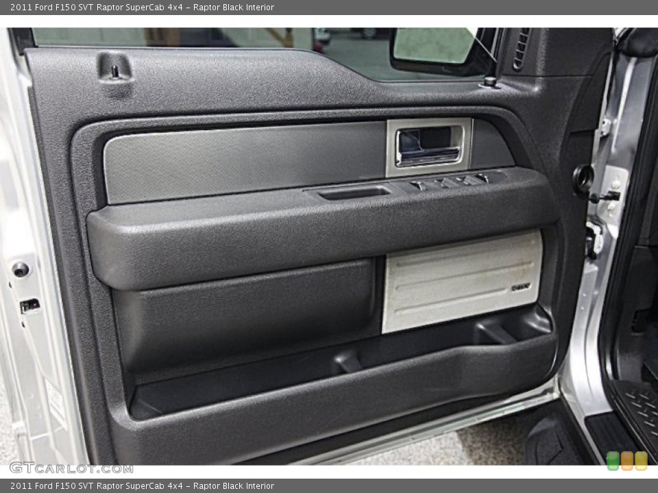 Raptor Black Interior Door Panel for the 2011 Ford F150 SVT Raptor SuperCab 4x4 #88827529