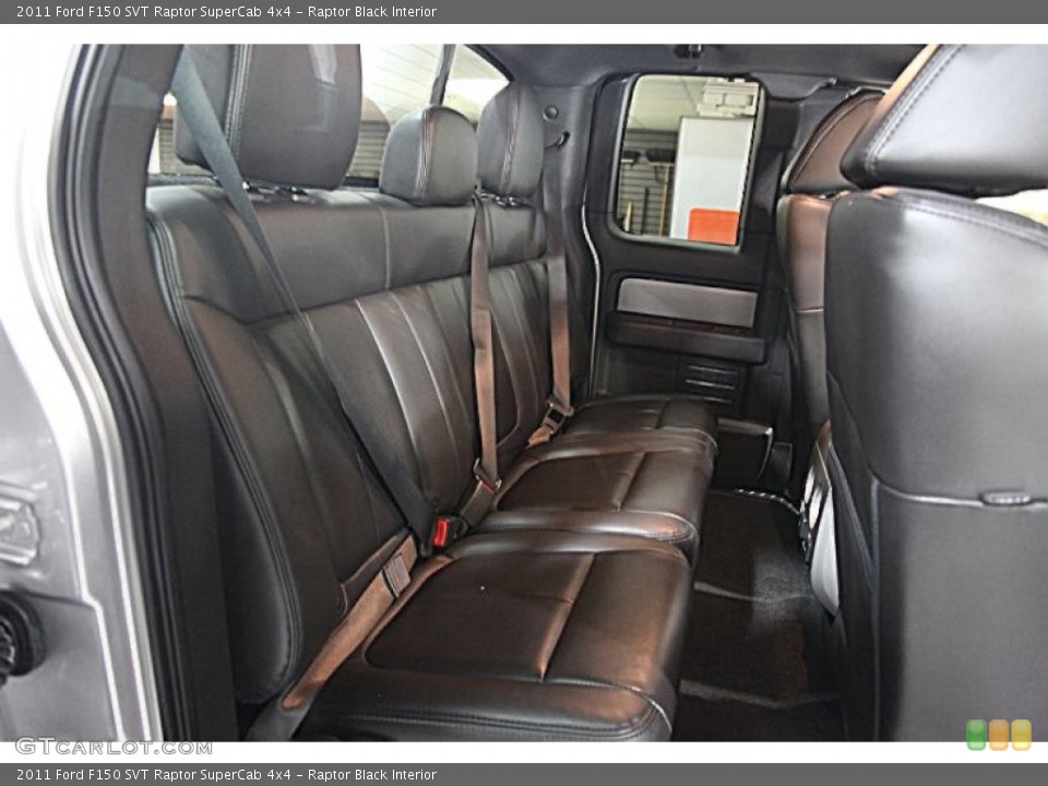 Raptor Black Interior Rear Seat for the 2011 Ford F150 SVT Raptor SuperCab 4x4 #88827670