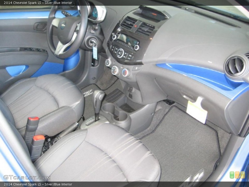 Silver/Blue Interior Dashboard for the 2014 Chevrolet Spark LS #88827676