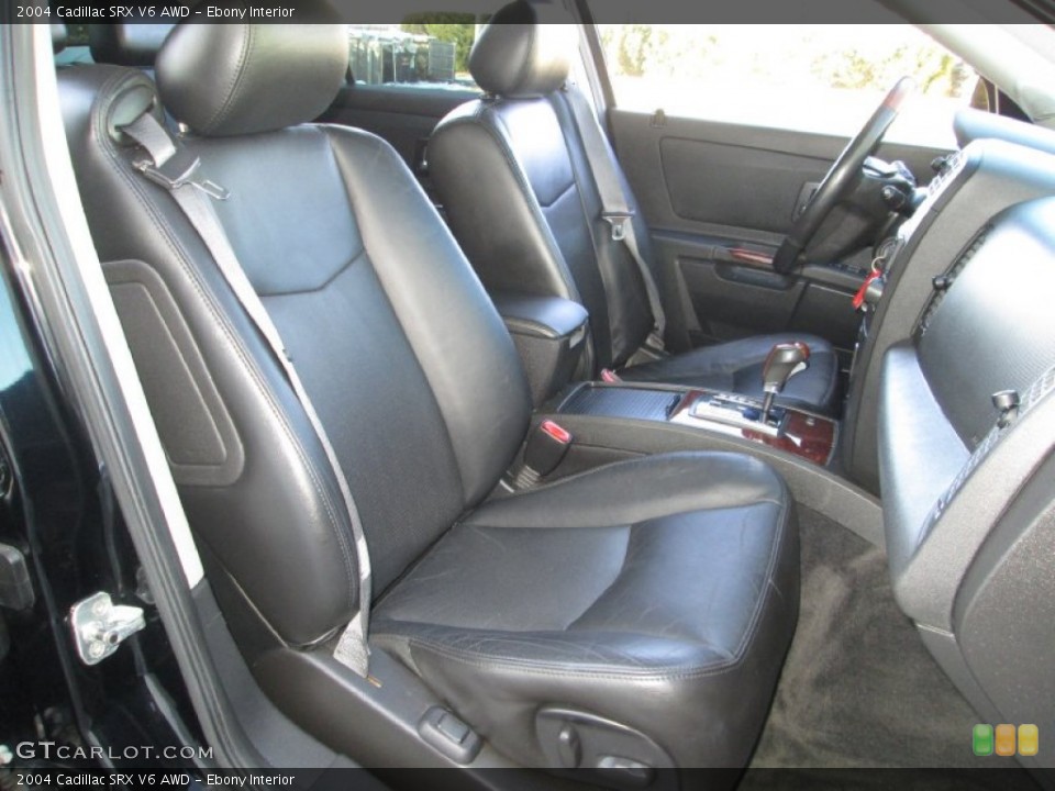 Ebony Interior Front Seat for the 2004 Cadillac SRX V6 AWD #88828520