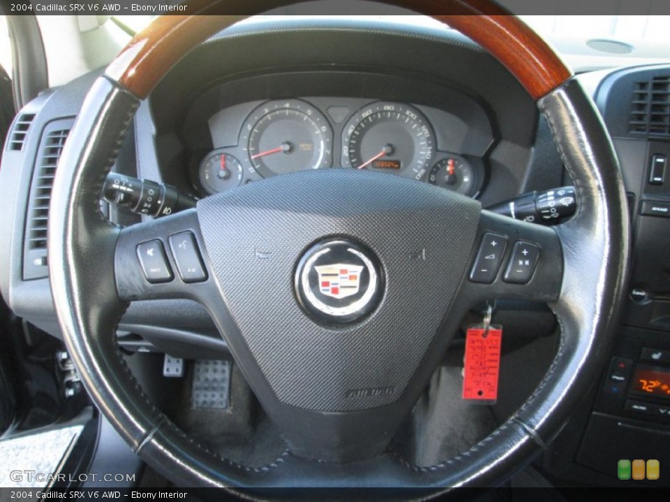 Ebony Interior Steering Wheel for the 2004 Cadillac SRX V6 AWD #88828771