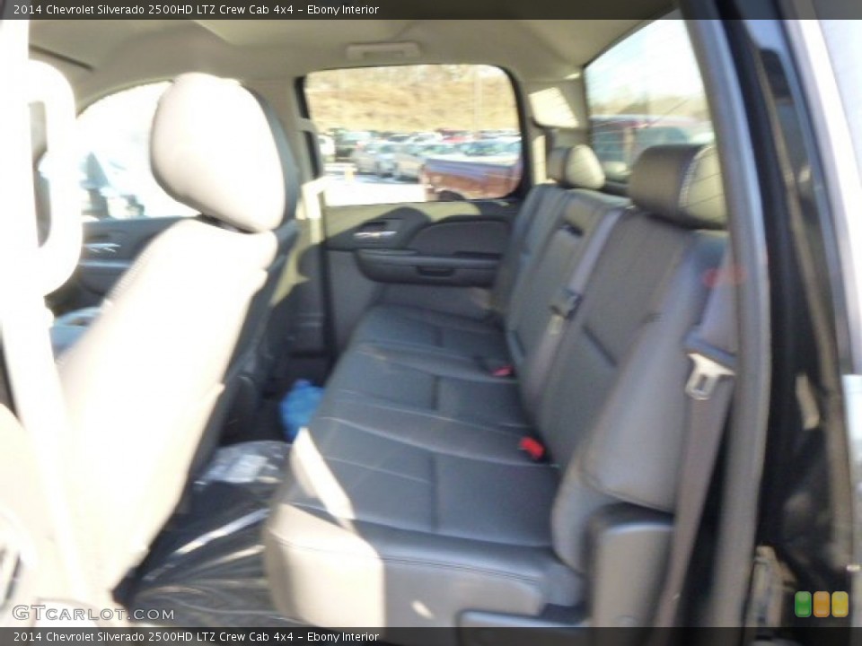Ebony Interior Rear Seat for the 2014 Chevrolet Silverado 2500HD LTZ Crew Cab 4x4 #88830442