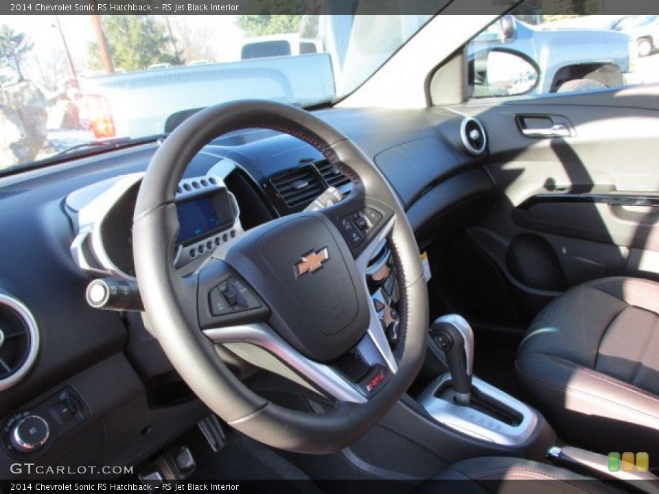 RS Jet Black Interior Dashboard for the 2014 Chevrolet Sonic RS Hatchback #88830634