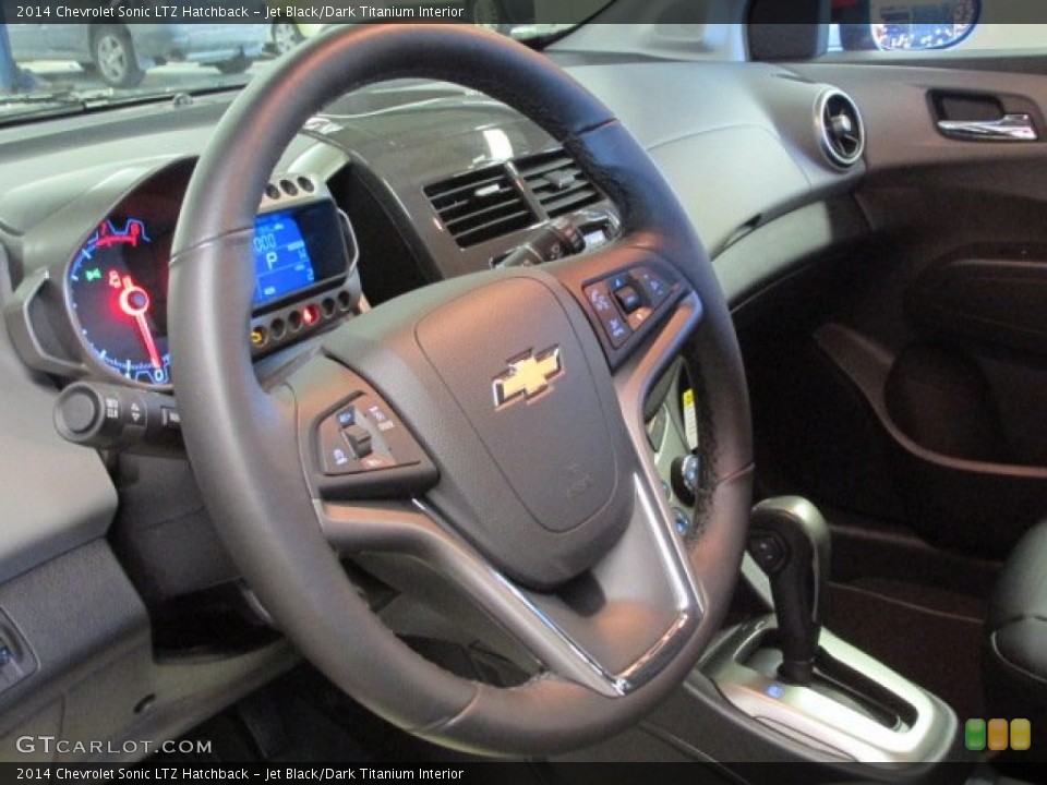 Jet Black/Dark Titanium Interior Steering Wheel for the 2014 Chevrolet Sonic LTZ Hatchback #88831981