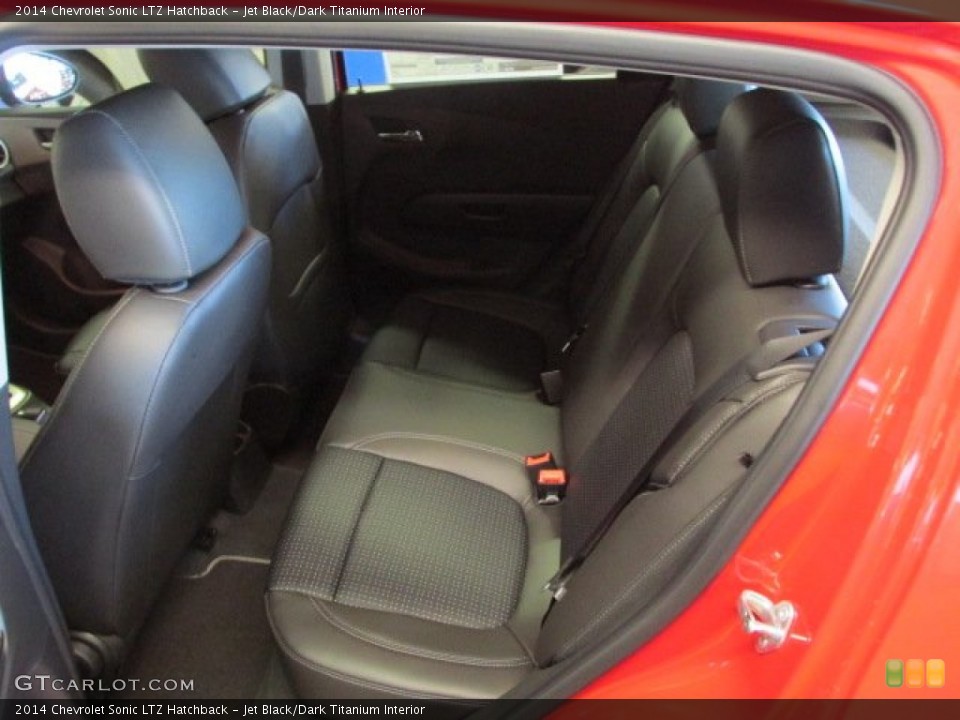 Jet Black/Dark Titanium Interior Rear Seat for the 2014 Chevrolet Sonic LTZ Hatchback #88832131