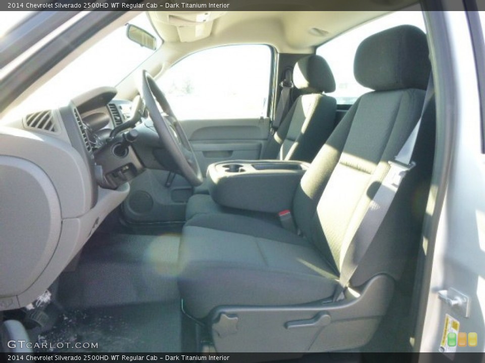 Dark Titanium Interior Front Seat for the 2014 Chevrolet Silverado 2500HD WT Regular Cab #88836721