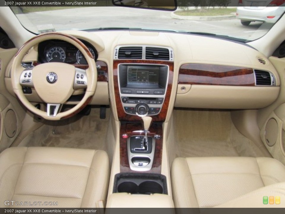 Ivory/Slate Interior Dashboard for the 2007 Jaguar XK XK8 Convertible #88841290