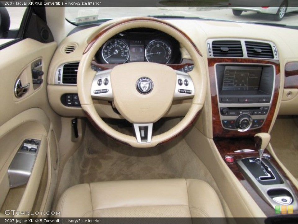 Ivory/Slate Interior Dashboard for the 2007 Jaguar XK XK8 Convertible #88841485