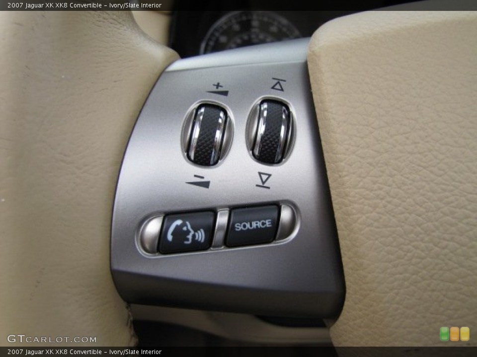 Ivory/Slate Interior Controls for the 2007 Jaguar XK XK8 Convertible #88841524