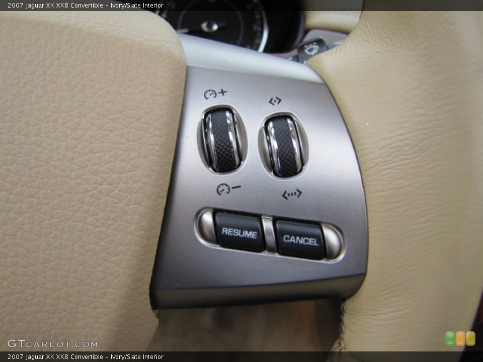 Ivory/Slate Interior Controls for the 2007 Jaguar XK XK8 Convertible #88841542