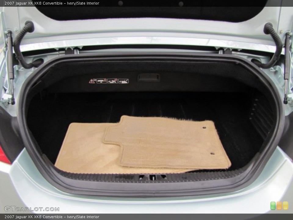 Ivory/Slate Interior Trunk for the 2007 Jaguar XK XK8 Convertible #88841775