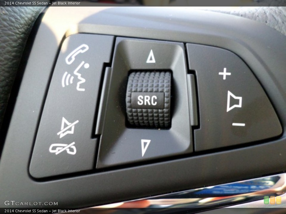 Jet Black Interior Controls for the 2014 Chevrolet SS Sedan #88841788