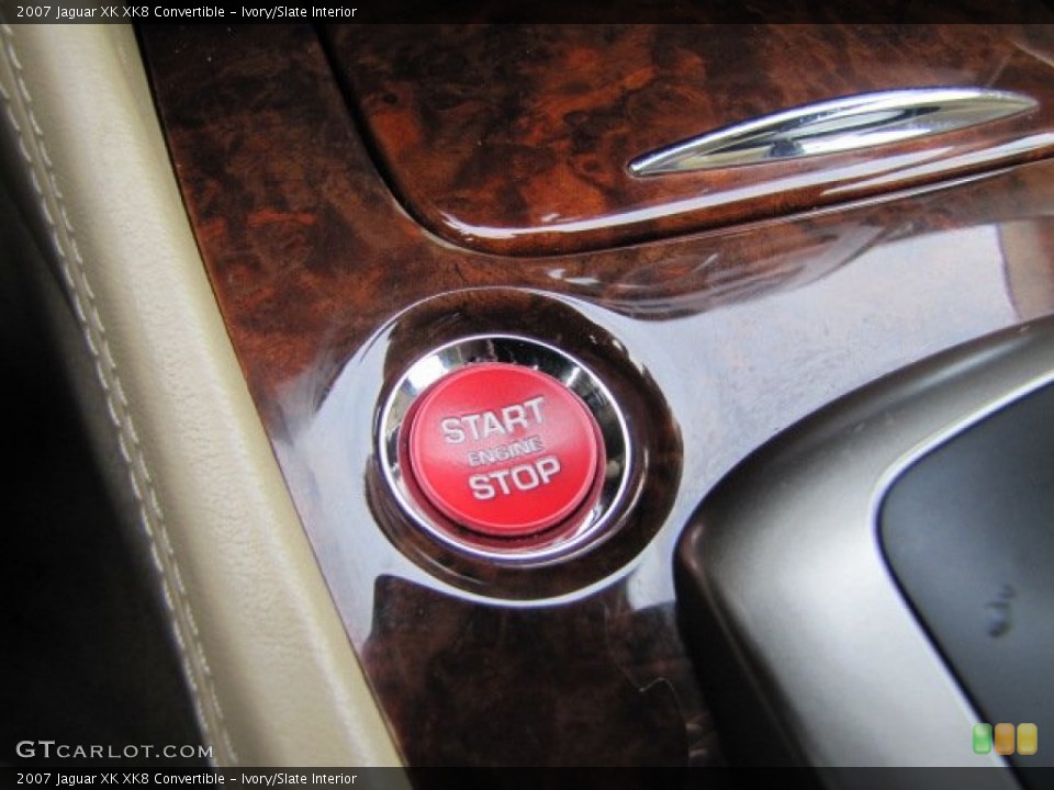 Ivory/Slate Interior Controls for the 2007 Jaguar XK XK8 Convertible #88841881