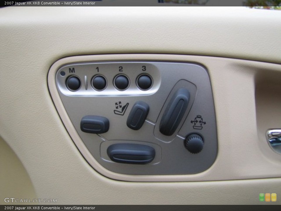 Ivory/Slate Interior Controls for the 2007 Jaguar XK XK8 Convertible #88841974