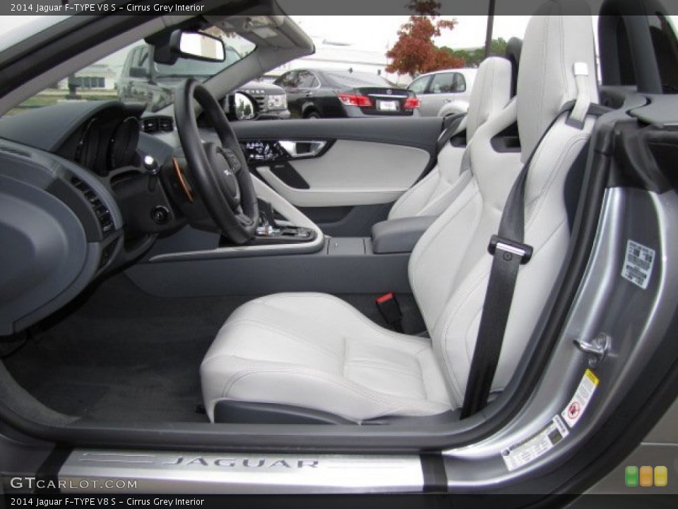 Cirrus Grey Interior Front Seat for the 2014 Jaguar F-TYPE V8 S #88844413