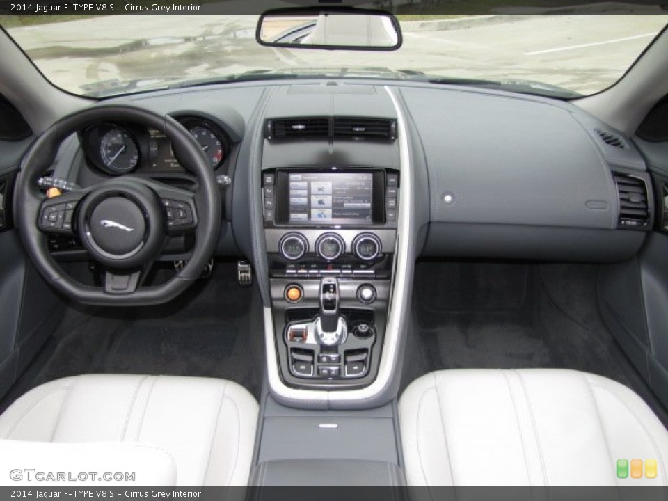 Cirrus Grey Interior Dashboard for the 2014 Jaguar F-TYPE V8 S #88844434
