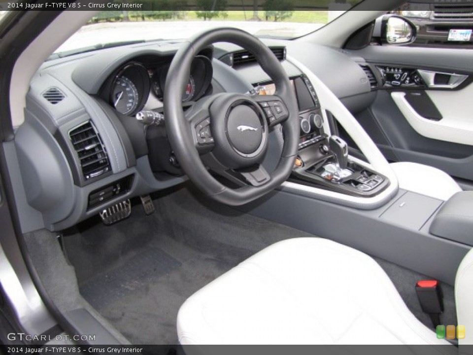 Cirrus Grey 2014 Jaguar F-TYPE Interiors