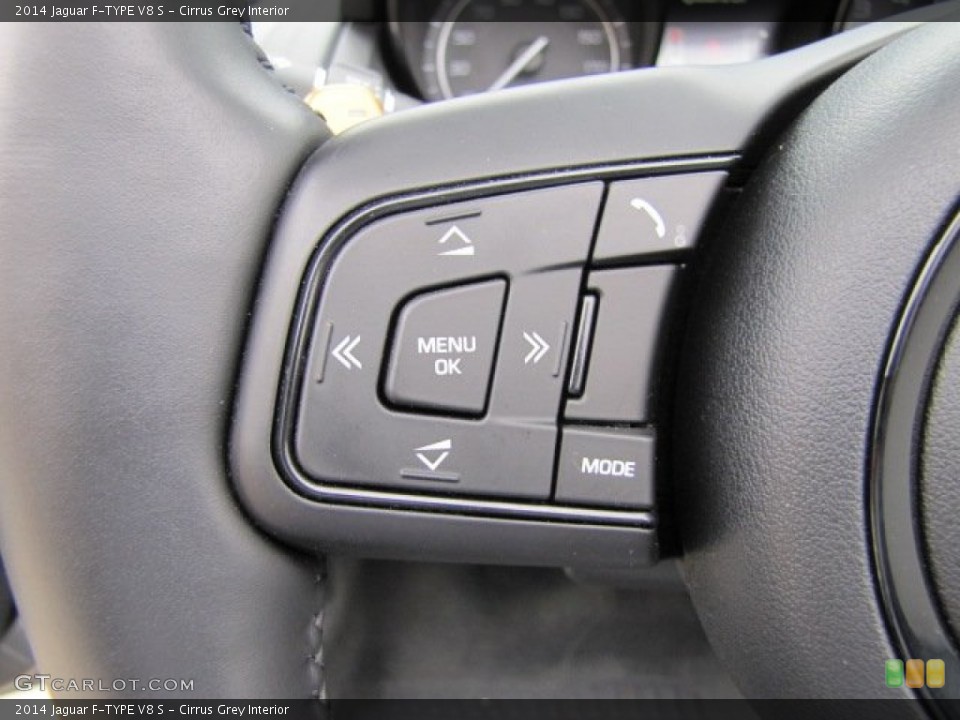 Cirrus Grey Interior Controls for the 2014 Jaguar F-TYPE V8 S #88844675
