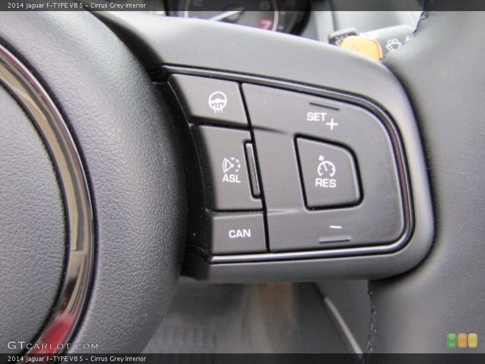 Cirrus Grey Interior Controls for the 2014 Jaguar F-TYPE V8 S #88844695