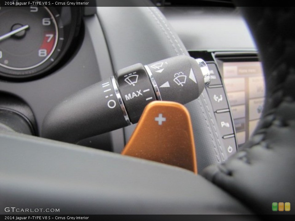 Cirrus Grey Interior Controls for the 2014 Jaguar F-TYPE V8 S #88844728