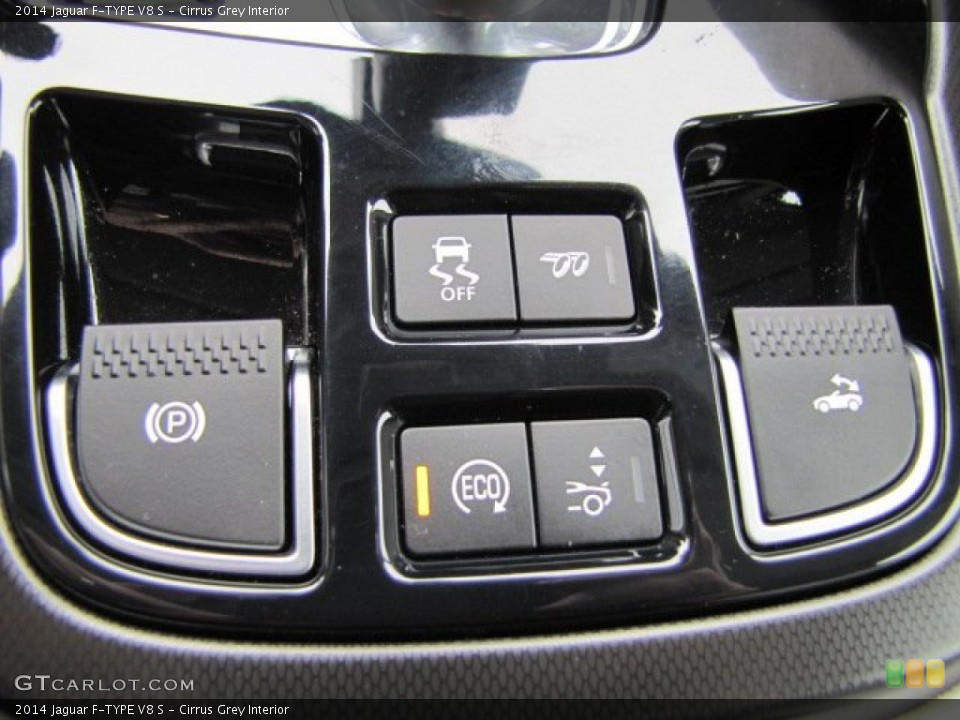 Cirrus Grey Interior Controls for the 2014 Jaguar F-TYPE V8 S #88845193