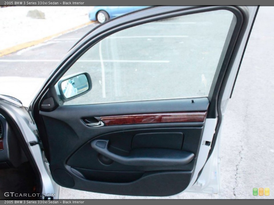 Black Interior Door Panel for the 2005 BMW 3 Series 330xi Sedan #88845541
