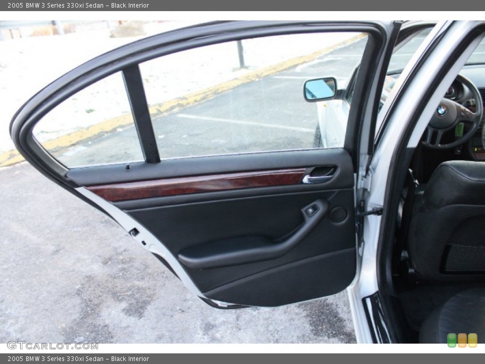Black Interior Door Panel for the 2005 BMW 3 Series 330xi Sedan #88845565