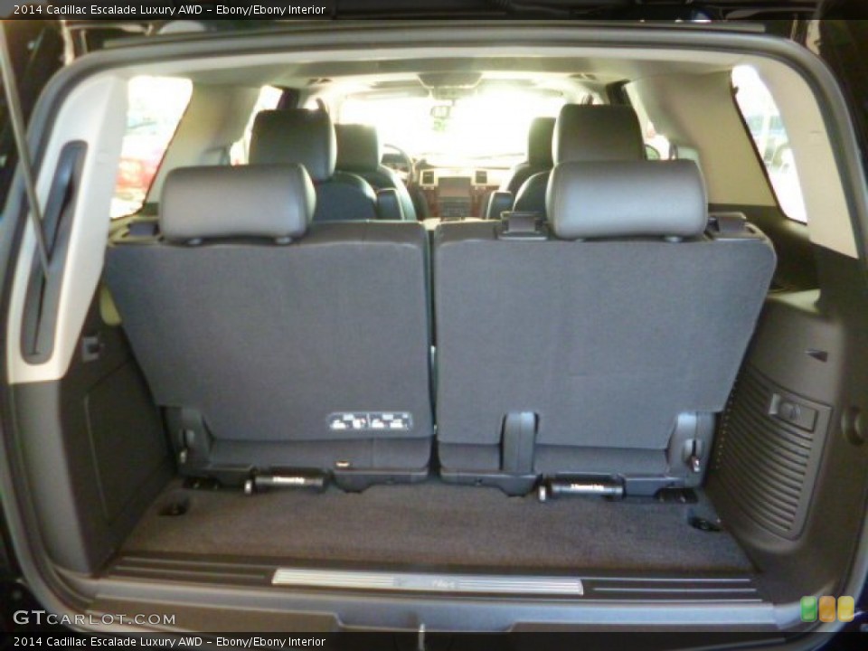 Ebony/Ebony Interior Trunk for the 2014 Cadillac Escalade Luxury AWD #88845709