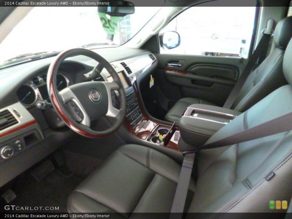 Ebony/Ebony Interior Prime Interior for the 2014 Cadillac Escalade Luxury AWD #88845784