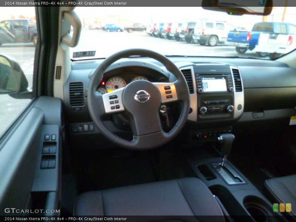 PRO-4X Gray/Steel Cloth Interior Dashboard for the 2014 Nissan Xterra PRO-4X 4x4 #88848643