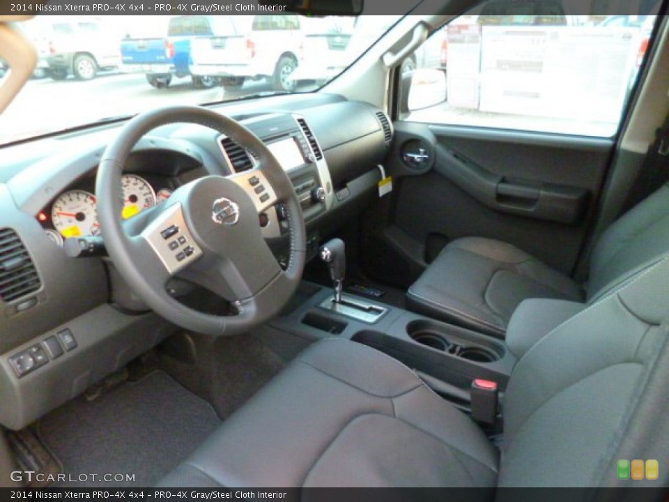 PRO-4X Gray/Steel Cloth Interior Prime Interior for the 2014 Nissan Xterra PRO-4X 4x4 #88848670