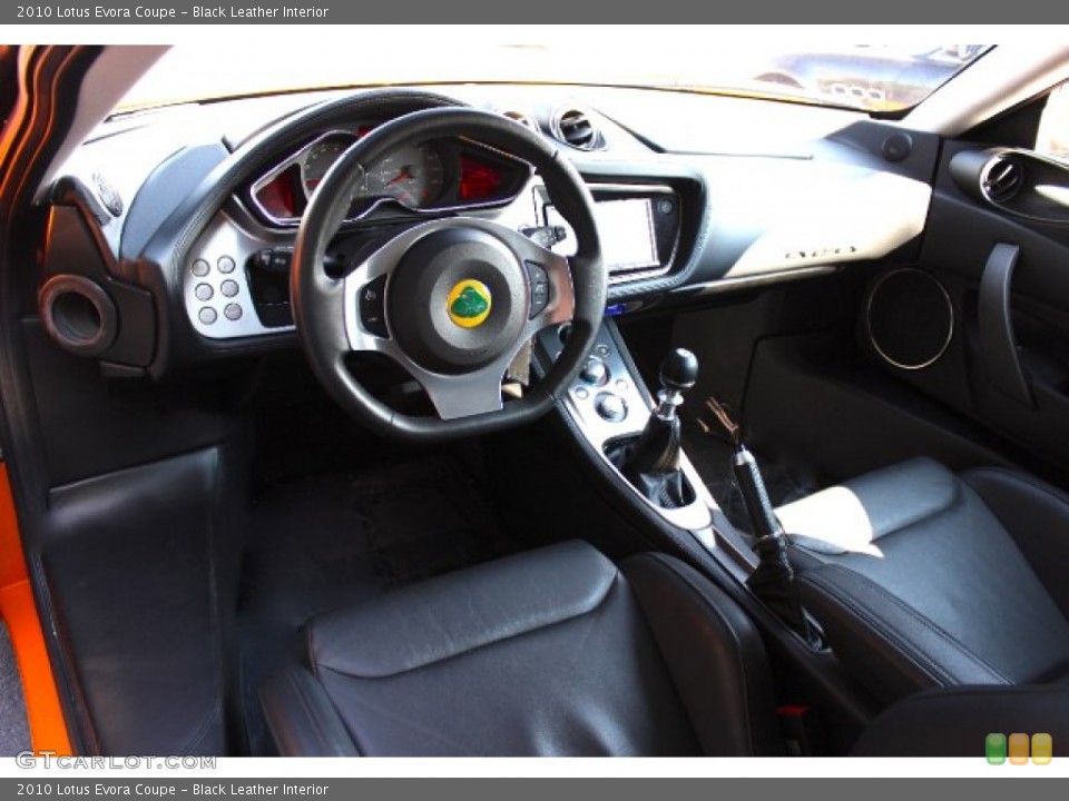 Black Leather 2010 Lotus Evora Interiors