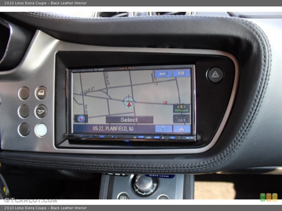 Black Leather Interior Navigation for the 2010 Lotus Evora Coupe #88850478
