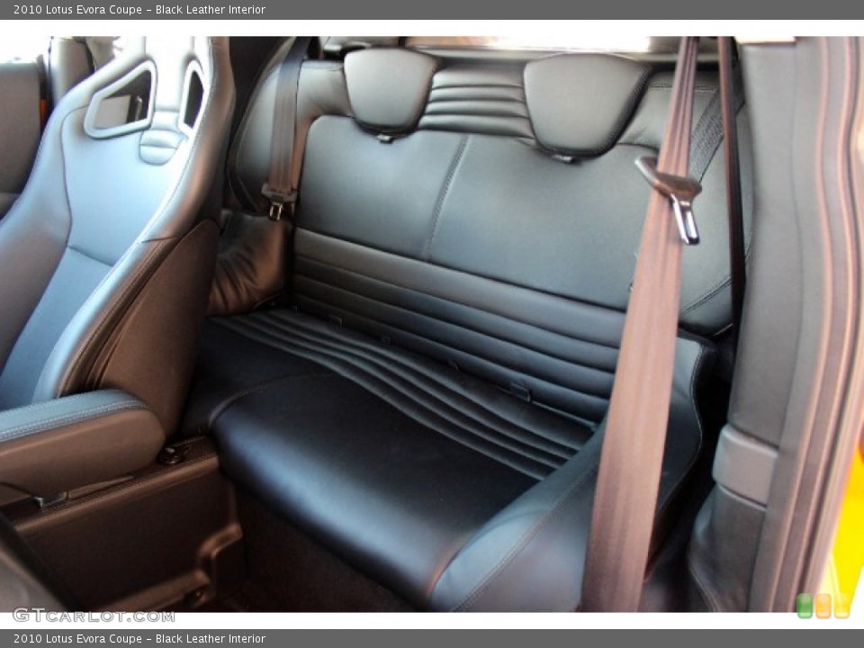 Black Leather Interior Rear Seat for the 2010 Lotus Evora Coupe #88850538
