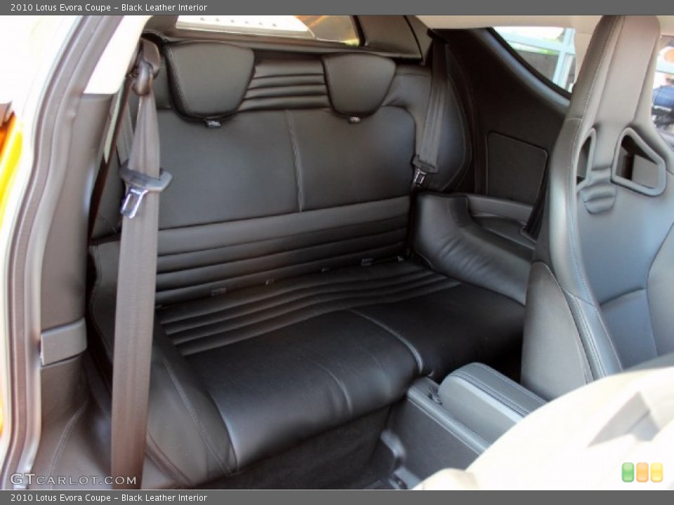 Black Leather Interior Rear Seat for the 2010 Lotus Evora Coupe #88850553